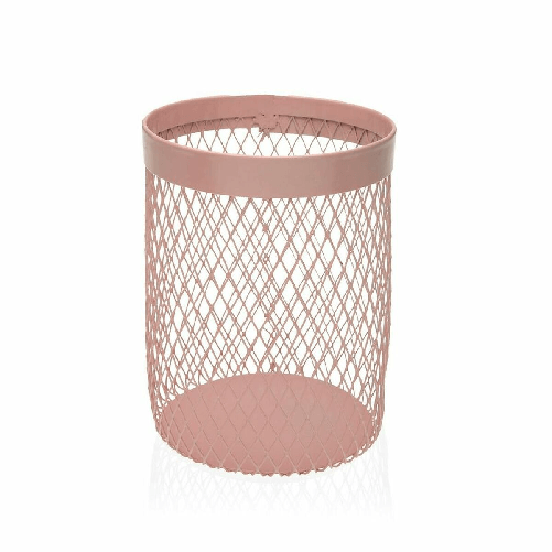 Versa Contenitore per Utensili da Cucina Versa Metallo Acciaio 11,5 x 15,5 x 11,5 cm Rosa