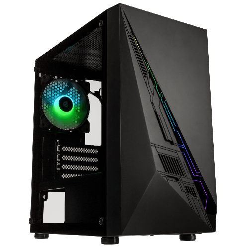 Kolink inspire k2 plus case per computer micro-atx vetro temperato nero argb