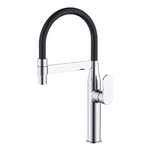 M RUBINETTERIA  Miscelatore monocomando lavello cucina nairobi ottone cromato canna flessibile *** finitura