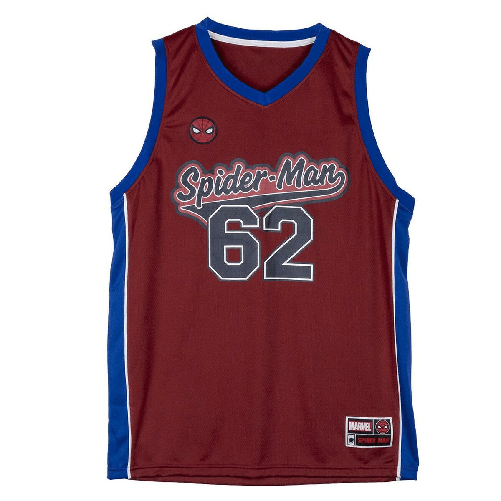 Spider-Man Maglia da basket Spider-Man Rosso Unisex