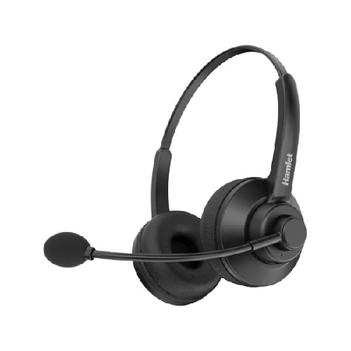 HAMLET Cuffia business biaurale bt con mic - HHEADM-BTS