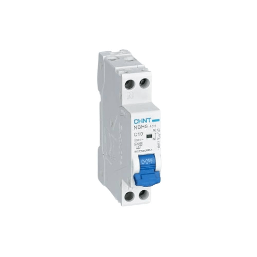 Chint interruttore magnetotermico compatto 1p+n curva c 1 modulo 4,5 ka 230v *** ampere 10 ampere