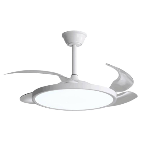 OPTONICA Ventilatore da soffitto led optonica 19104 36w 3cct bianco slim con telecomando