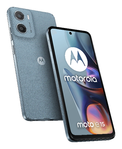 Motorola moto e15 16,9 cm (6.67") Doppia SIM Android 14 Go edition 4G USB tipo-C 2 GB 64 GB 5200 mAh Blu