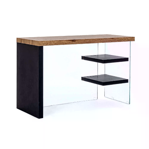 Bizzotto Scrivania 2M Wood nera 120X50 - SARA