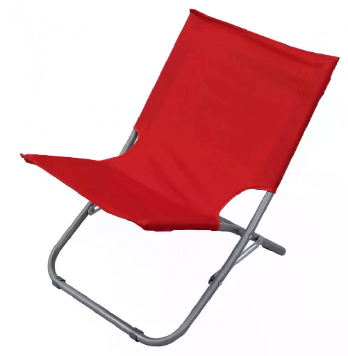 BS COM Spiaggina prendisole Pieghevole colori casuale in Acciaio,Oxford cm 49x43x55 - JOHNNY