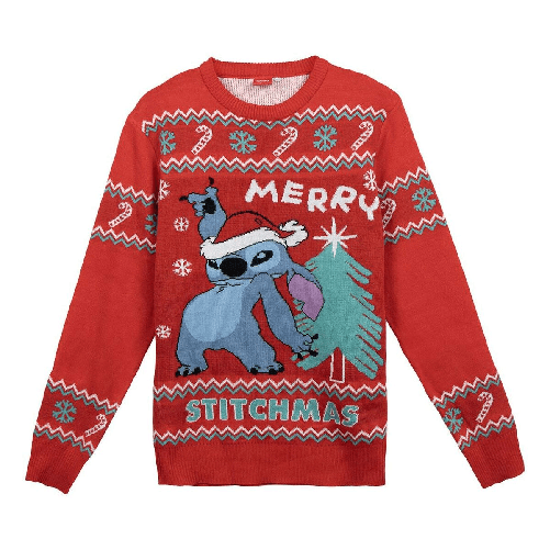Stitch Maglia Uomo Stitch Rosso