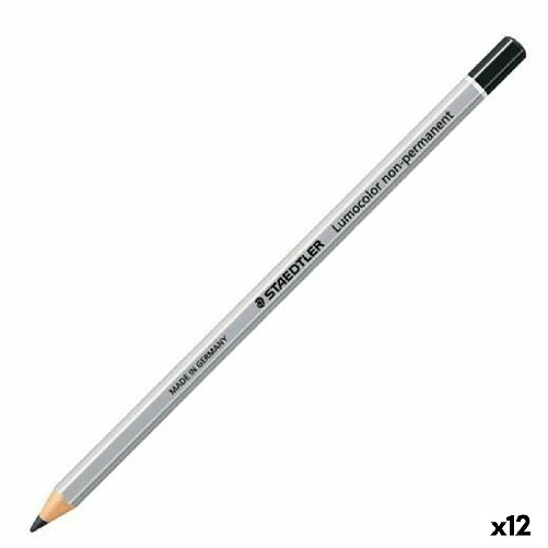 Staedtler Matite colorate Staedtler Non-Permanent Nero (12 Unità)