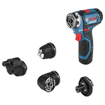 Bosch GSR 12V-15 FC Professional Senza chiave 600 g Nero, Blu