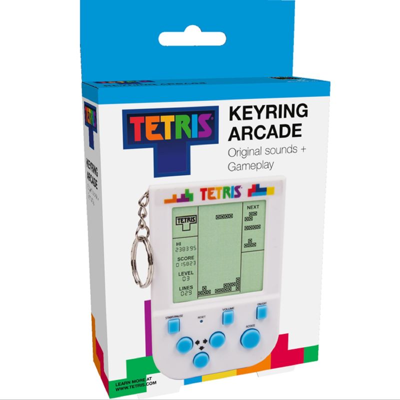 Fizz-Creations-Porta-Chiavi-Tetris-Game-Keyring-Arcade