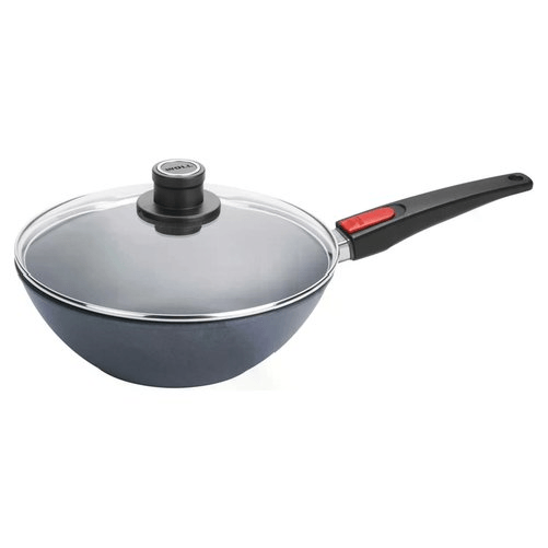 WOLL Wok woll wll11030dpil diamond lite 1 manico con coperchio vetro grigio