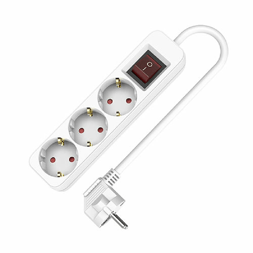 TM Electron Multipresa con 3 Prese con Interruttore TM Electron (1,5 m)