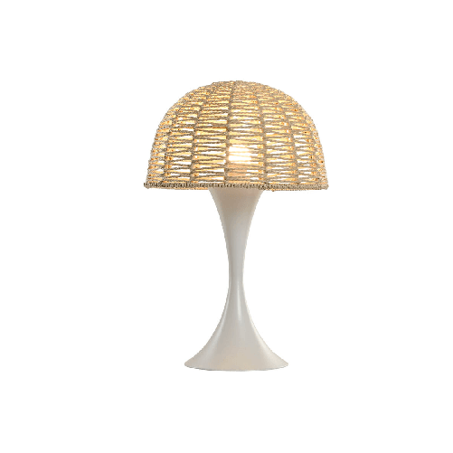 Home ESPRIT Lampada da tavolo Home ESPRIT Bianco Marrone 50 W 220 V