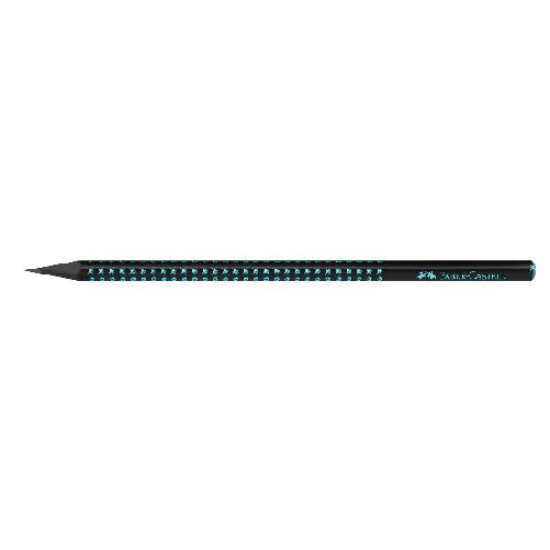 Matita matita grafite azzurro brillante 1b confezione 12 pezzi effetto perlato