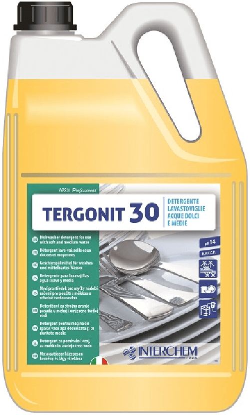 INTERCHEM ITALIA SRL TERGONIT 30 tan kg 6 detergente lavastoviglie 1-3g Litro