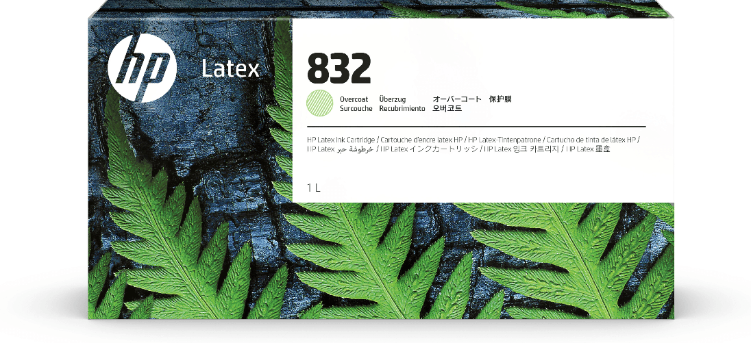HP Cartuccia di inchiostro 832 Latex Overcoat da 1 l