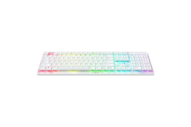 Razer DeathStalker V2 Pro tastiera Gaming USB + RF Wireless + Bluetooth QWERTY Inglese US Bianco