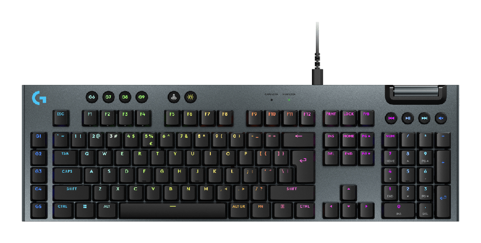 Logitech G G915 X tastiera Gaming USB QWERTY US International Nero