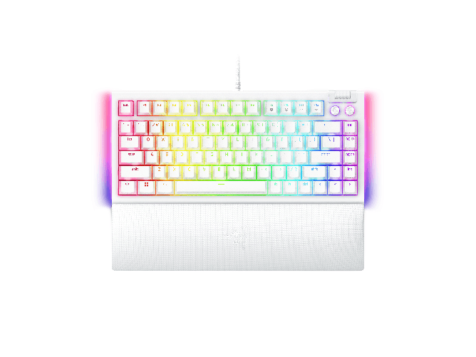 Razer BlackWidow V4 75% tastiera Gaming USB QWERTY Inglese US Bianco