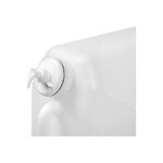 Lampa Tanica in plastica, con rubinetto in metallo e dispenser porta sapone - 25 L