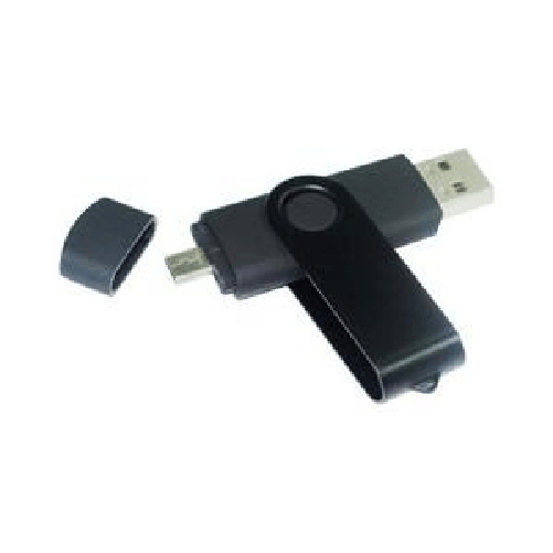 Maxell Dual USB, 8GB unità flash USB USB tipo A 2.0 Nero