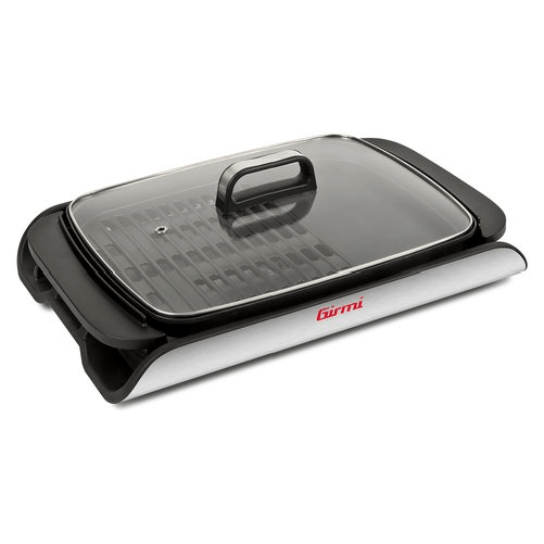 GIRMI Griglia elettrica girmi bq9100 grill &amp; barbecue black e silver