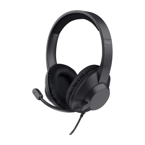TRUST Cuffie microfono filo trust 25462 ayda max usb enc black