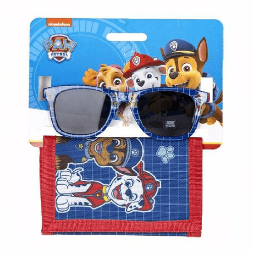 The Paw Patrol Set di occhiali da sole e portafoglio The Paw Patrol 2 Pezzi Azzurro