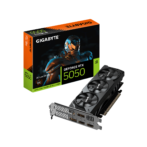 GIGABYTE GeForce RTX 5050 OC Low Profile 8G Scheda Grafica - 8GB GDDR6, 128bit, PCI-E 5.0