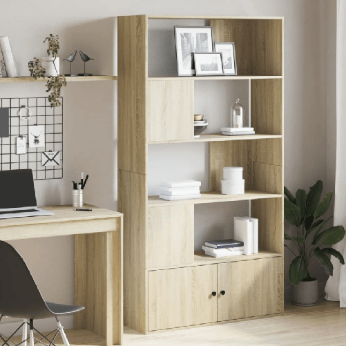 VidaXL Libreria Rovere Sonoma 100x36x189 cm in Legno Multistrato
