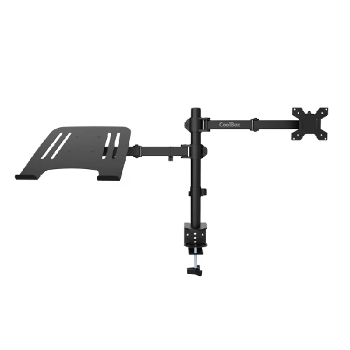 Coolbox Supporto girevole e inclinabile per laptop e monitor/TV Coolbox MP01 8 kg fino a 32 - Nero