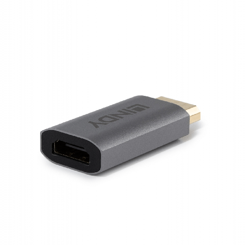 Lindy 41095 adattatore per inversione del genere dei cavi DisplayPort HDMI Type A Grigio