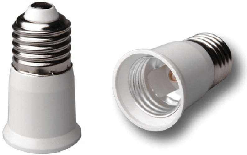 Silamp Adattatore E27 da attacco e27 a E27 Adattatori Portalampade Attacco vite grosso