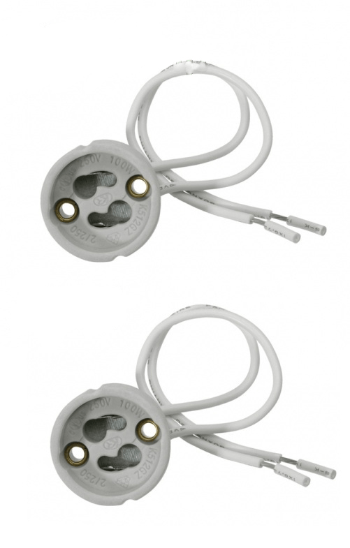 Silamp Attacco GU10 per Faretto Lampada Portalampada Attacchi GU10 Adattatore 220V