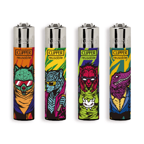 CLIPPER ACCENDINI CLIPPER LARGE CYBERPUNK ANIMALS (48PZ)