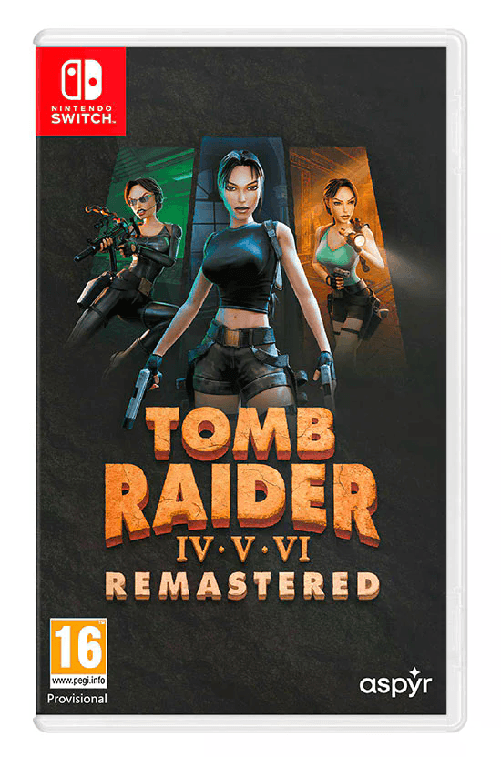 CRYSTAL DYNAMICS Tomb Raider IV-V-VI Remastered Starring Lara Croft SWITCH EU Prevendita