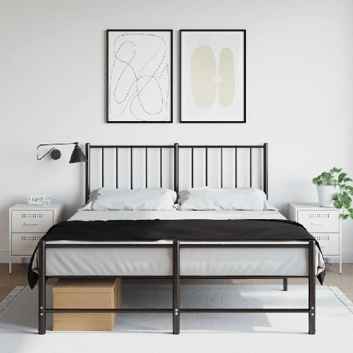VidaXL Comodini 2 pz Bianchi 36x39x50,5 cm in Acciaio