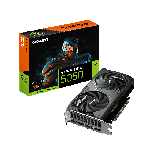 GIGABYTE GeForce RTX 5050 WINDFORCE OC 8G Scheda Grafica - 8GB GDDR6, 128bit, PCI-E 5.0