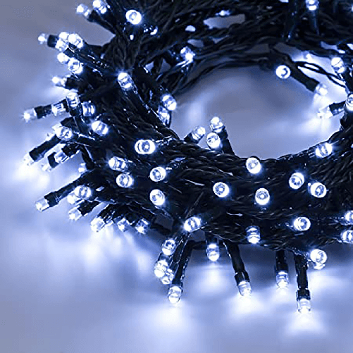 Silamp Ghirlanda LED 220V luci Natalizie 10m-18m-24m Giochi di Luce Fredda