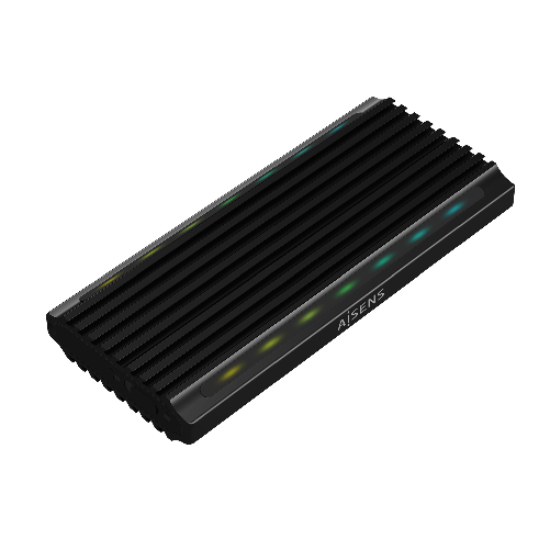 Aisens Custodia Hard Disk Aisens ASM2-RGB012B Nero