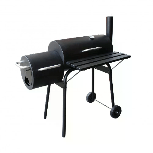BS COM Barbecue a Carbonella con Affumicatore in Acciaio cm 110x66x114 - RIBS