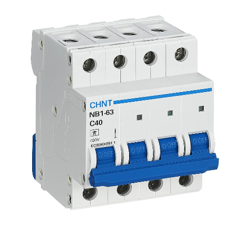 CHINT  Interruttore magnetotermico 4p 6ka curva c chint serie nb1-63 da quadro din *** ampere 40 ampere