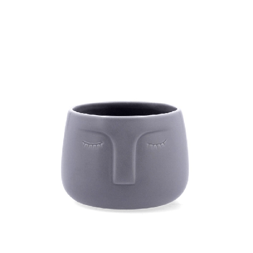 Vinthera Vaso Vinthera Moa Grigio scuro Ceramica 12,5 x 10,5 cm