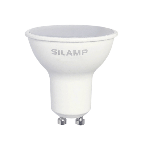 Silamp Lampadina LED SMD 2835 8W attacco GU10 220V faretto led satinato M11-GU10-8W