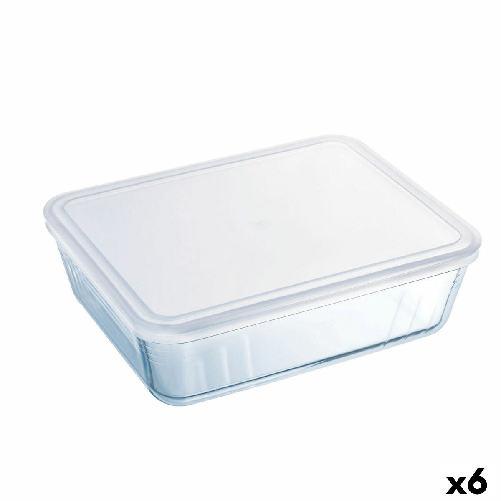 Pyrex  Portapranzo Rettangolare con Coperchio Pyrex Cook &amp; Freeze 22,5 x 17,5 x 6,5 cm 1