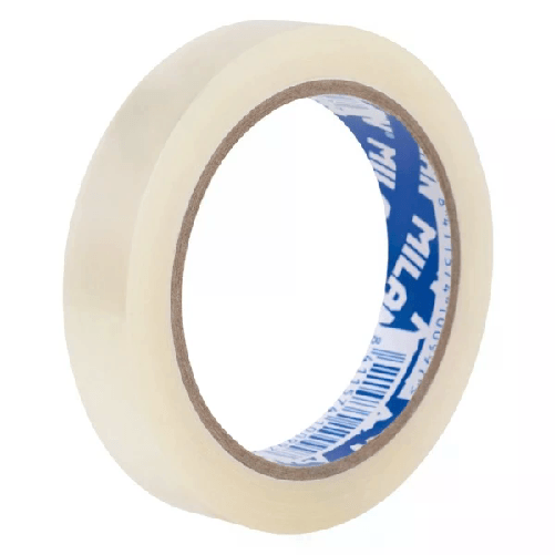 Milan Nastro adesivo trasparente Milan - Misure 19 mm x 66 m - Colore trasparente lucido