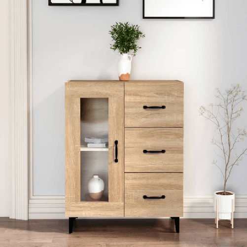 VidaXL Credenza Rovere Sonoma 69,5x34x90 cm in Legno Multistrato