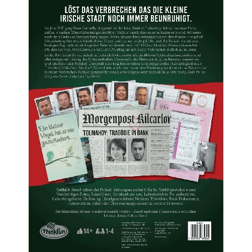 Ravensburger Gioco da Tavolo Ravensburger Cold Case: Mord mit zinsen (Ricondizionati B)