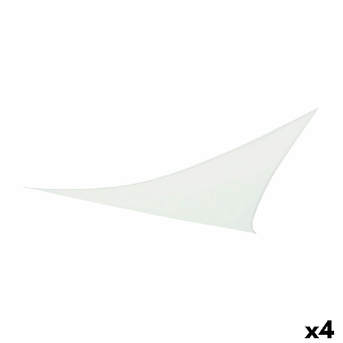Aktive Vele parasole Aktive Triangolare Bianco 360 x 0,5 x 360 cm (4 Unità)
