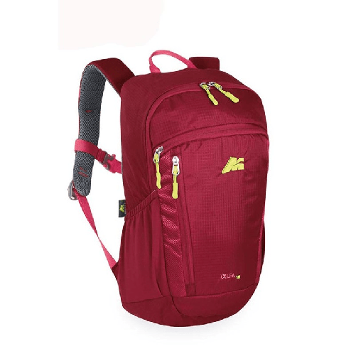 Marsupio Zaino trekking e tempo libero ALFA 18 LITRI rosso